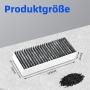 4 activated carbon filters for the extractor hood