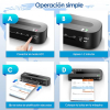 A4 laminator for A4/A5/A6 formats, fast heating, hot and cold laminator with paper cutter and corner rounder