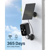 IHOXTX Solar Überwachungskamera, WiFi, IP66, PIR