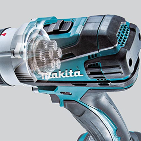 Компактная двухскоростная аккумуляторная дрель Makita DHP458Z 18 В
