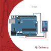 AZDelivery 5 x DHT11 breakout module with board and cable temperature sensor and humidity sensor compatible with Arduino and Raspberry Pi including e-book!