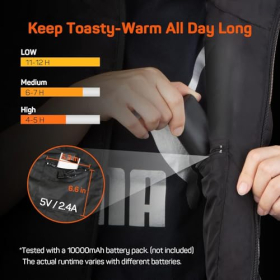 DR.PREPARE Heated Vest Men Women, Heating Vest Adjustable