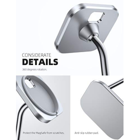Lamicall MagSafe Smartphone-Halterung aus Aluminium, verstellbarer Tischständer für iPhone mit MagSafe-Kompatibilität