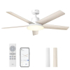 Dreo 132cm ceiling fan with LED, 12 speeds and smart control