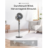 Dreo Leiser Standventilator 102 cm, 120° Oszillation, 8 Stufen