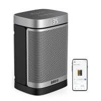 Dreo умный обогреватель, 1500 Вт, WiFi, Alexa, с пультом управления