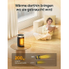 Dreo Energy Saving Fan Heater 1500W PTC Ceramic, Quiet 34dB, Gold