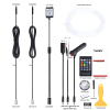 Taben Car Light, RGB Remote Control, Decorative Lamp, Interior Lighting, 8 Colors, 1 W DC, 12 V, 5 m