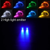Taben Car Light, RGB Remote Control, Decorative Lamp, Interior Lighting, 8 Colors, 1 W DC, 12 V, 5 m