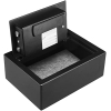 Мебельный сейф Amazon Basics с программируемым электронным замком, 30 × 22 × 11 см, чёрный