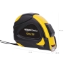 Amazon Basics – 10 m Auto-Return Tape Measure, Black/Yellow