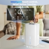 Deshumidificador eléctrico de 2700 ml, silencioso, portátil, con 7 luces de colores.