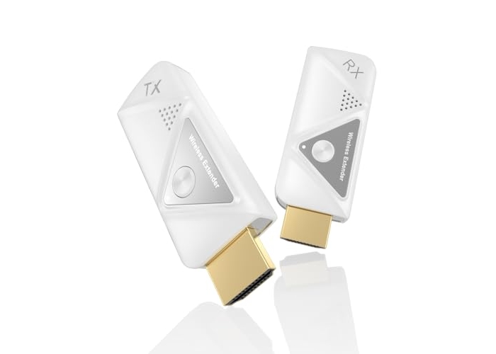 Transmisor y receptor HDMI inalámbrico, alcance de 2,4 m, kit extensor HDMI inalámbrico 2,4 G/5 G para transmitir vídeo y audio al monitor de una computadora portátil/PC/TV Box/proyector, Plug & Play, sin necesidad de controlador. Transmisor y receptor HDMI inalámbrico, alcance de 2,4 m, kit extensor HDMI inalámbrico 2,4 G/5 G para transmitir vídeo y audio al monitor de una computadora portátil/PC/TV Box/proyector, Plug & Play, sin necesidad de controlador.