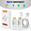 Transmisor y receptor HDMI inalámbrico, alcance de 2,4 m, kit extensor HDMI inalámbrico 2,4 G/5 G para transmitir vídeo y audio al monitor de una computadora portátil/PC/TV Box/proyector, Plug & Play, sin necesidad de controlador.