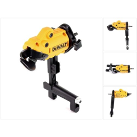Cizalla para chapa metálica con llave de impacto DEWALT, cabezal giratorio de 360° y brazo extraíble.