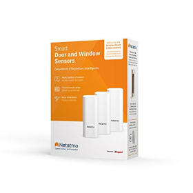 Netatmo 3-pack Smart Wireless Door and Window Sensors with Vibration Alarm