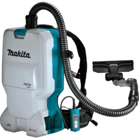 Makita DVC660Z cordless backpack vacuum cleaner without battery and charger