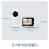 Alecto DVM-64 Video Baby Monitor, Night Vision, Two-Way Talk Function, 300 m Range, White
