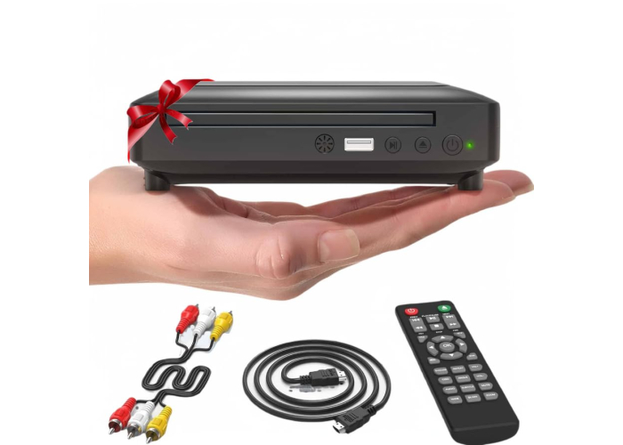 Reproductor de DVD Ceihoit para TV con salida HDMI AV, entrada USB, reproductor de DVD CD HD1080P Reproductor de DVD Ceihoit para TV con salida HDMI AV, entrada USB, reproductor de DVD CD HD1080P