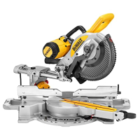 Dewalt DWS727-QS - Taladro radial, 1650 W, con función de doble inclinación