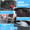 Mini table saw with belt sander, 200W, portable, 4 saw blades, cutting depth 0.1–30mm
