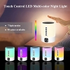 Bluetooth speaker with light & alarm clock – white noise, touch dimmable, night light, gift idea