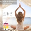 Bluetooth speaker with light & alarm clock – white noise, touch dimmable, night light, gift idea