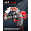 21V Cordless Drill Driver – With 2 Batteries & 14 Accessories