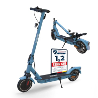 Elektroroller DAMI, Motorleistung 400 W, zusammenklappbar, Schutzklasse IP54, doppeltes Bremssystem