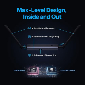 SONOFF Zigbee Thread PoE Dongle Max, Zigbee Gateway mit Ethernet, WLAN und USB
