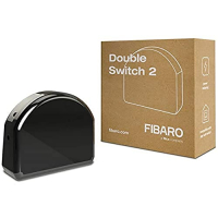 FIBARO FIBEFGS-223 flush-mounted relay insert 2 switches 1.5 kW Z-Wave, black