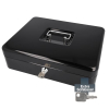 Westcott Geldkassette mit Schloss 30 cm Schwarz
