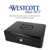 Westcott Geldkassette mit Schloss 30 cm Schwarz