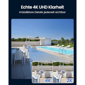 Reolink E1 Outdoor S 4K WLAN Überwachungskamera – PTZ, Nachtsicht, Bewegungserkennung 