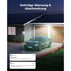 Reolink 4K PTZ PoE Außenkamera, 3x Zoom, KI-Erkennung, Nachtsicht, Zwei-Wege-Audio