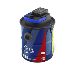 AR Blue Clean Cordless Ash & Dry Vacuum Cleaner E12B, 18V, 12L, Blue/Black