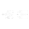Jacob Delafon Louise Mechanical Bathtub Faucet, Chrome Finish, with Flow Limiter
