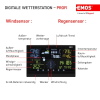 EMOS Professional Funkwetterstation mit Außensensor 