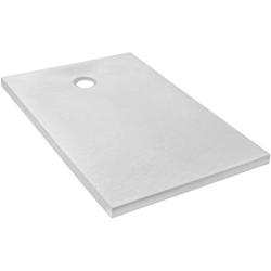 Jacob Delafon E62306-WPM Duschwanne 140 x 90 x 4 cm, mattweiß, Steinstruktur, 140 x 90 cm