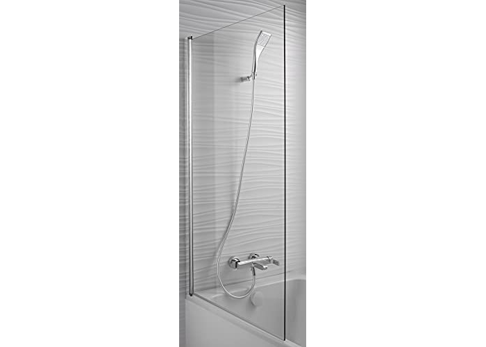 Jacob Delafon Struktura – Swing door for bathtub, reversible installation, chrome Jacob Delafon Struktura – Swing door for bathtub, reversible installation, chrome