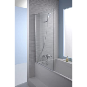 Jacob Delafon Struktura – Pendeltür für Badewanne, reversibler Einbau, Chrom