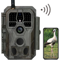 Cámara de vida salvaje GardePro E8 - Cámara WiFi con aplicación móvil, 64 MP, 1296P, visión nocturna y cierre rápido de 0,1 s