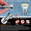 EACLL LED-Reflektorlampen E14 R50, 6W, Kaltweiß, 6er-Set