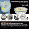EACLL LED-Reflektorlampen E14 R50, 6W, Kaltweiß, 6er-Set