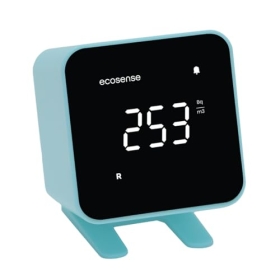 Ecosense EB100 EcoBlu Radon Monitor for Home, Real-Time Display