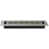 Decor Grates ECH212-NKL Eclipse floor ventilation grille, nickel