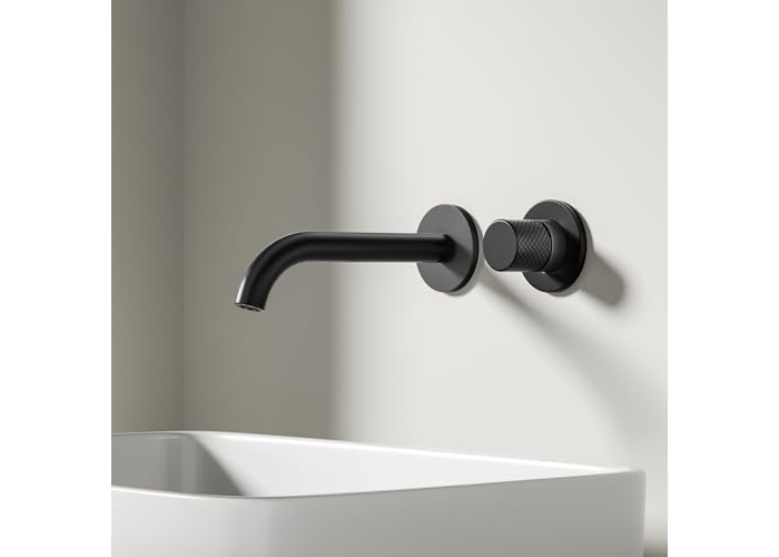 EMKE Concealed Basin Mixer Tap 17 cm Matt Black EMKE Concealed Basin Mixer Tap 17 cm Matt Black