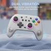 EUNTDer Retro-Stil Schalter-Controller, RGB Pro Schalter-Controller mit Halle Joystick, Turbo