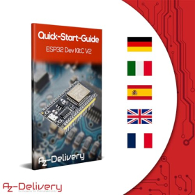 AZDelivery 5 x ESP32S NodeMCU module WLAN WiFi Dev Kit C плата разработки с CH340 (преемник ESP8266), совместимая с Arduino и вкл.