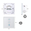 CURRYDOUBLE 5th generation roller shutter with Wi-Fi, timer, LED control, child lock, Alexa and Google compatible